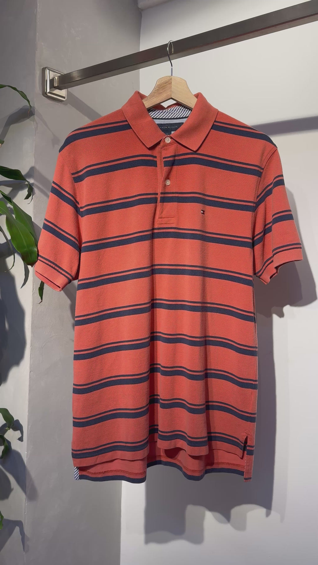 Polo Tommy Hilfiger  Rayas naranja
