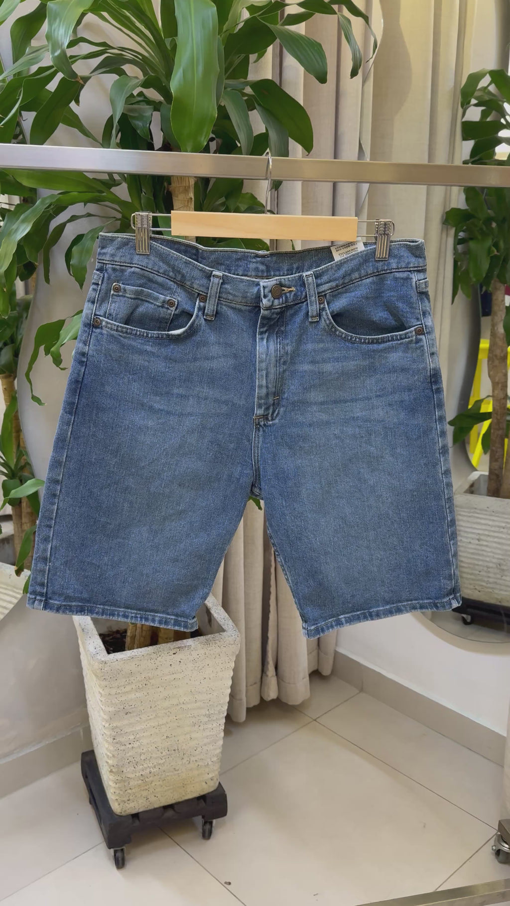 Bermuda Wrangler  Jean Azul