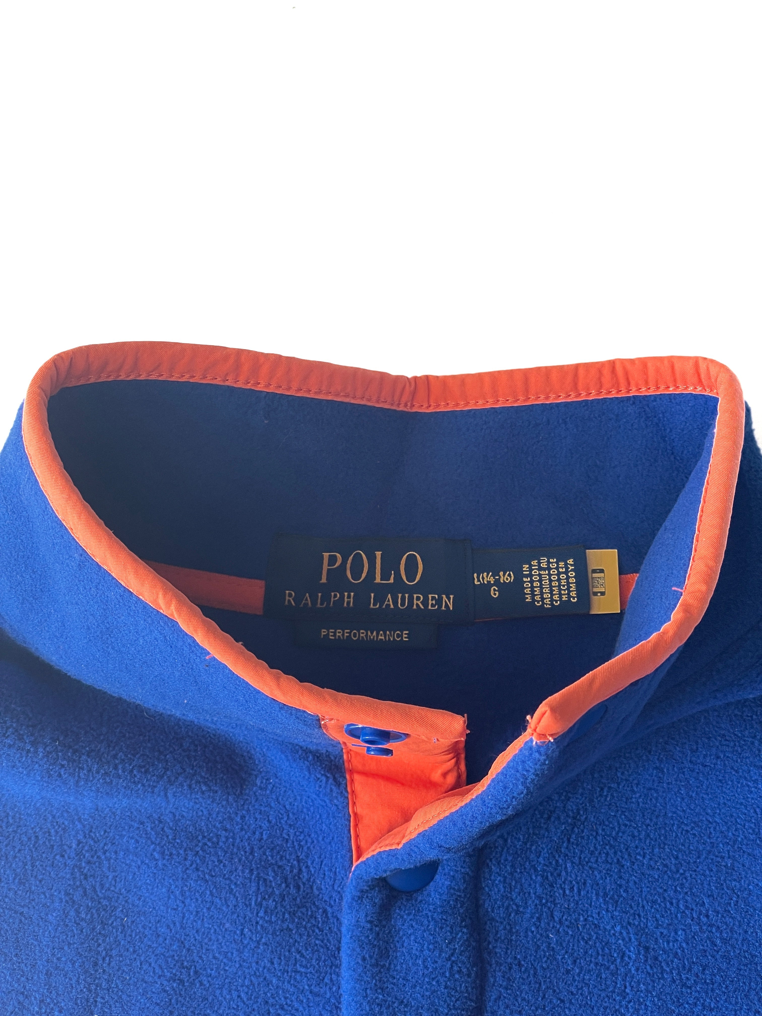 Buso Fleece Polo Ralph Lauren Performance Azul / Navy