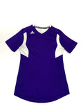 Camiseta Adidas Climalite Deportiva Morada / Blanca